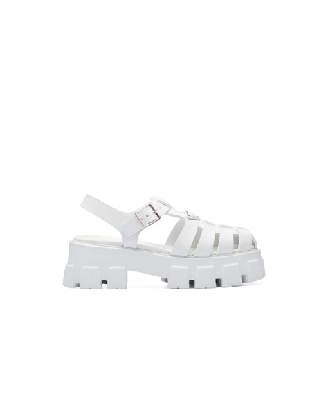 prada sandalen weiss